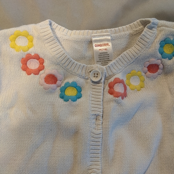 White Gymboree Cardigan - Picture 2 of 2